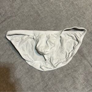 N2N Bodywear White Cotton Pouch Briefs Size Large NWT